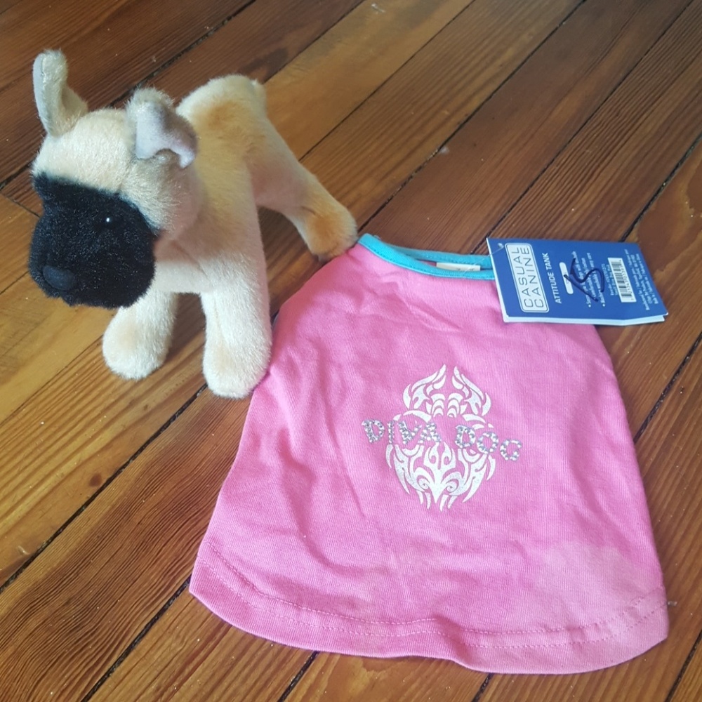 Casual Canine doggy tank and Douglas stuffed doggy